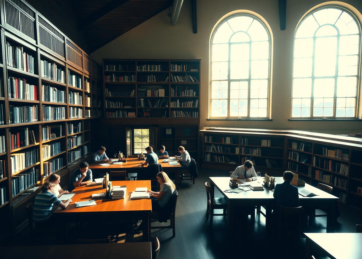 Library study hall
